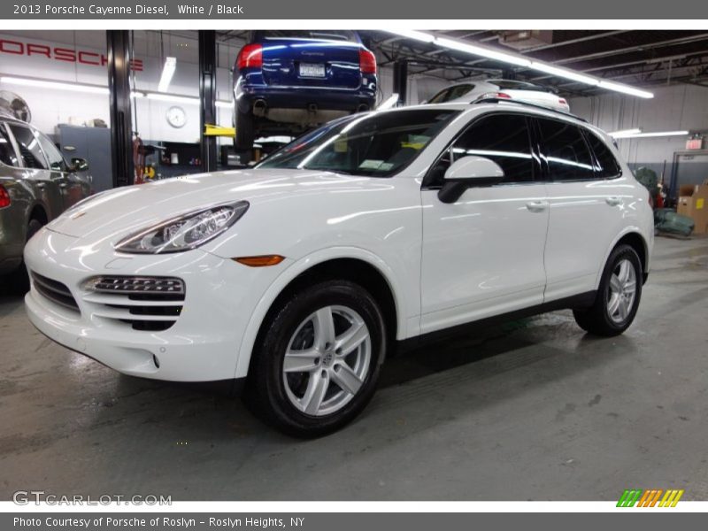 White / Black 2013 Porsche Cayenne Diesel