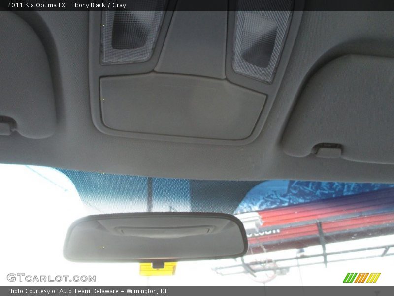 Ebony Black / Gray 2011 Kia Optima LX