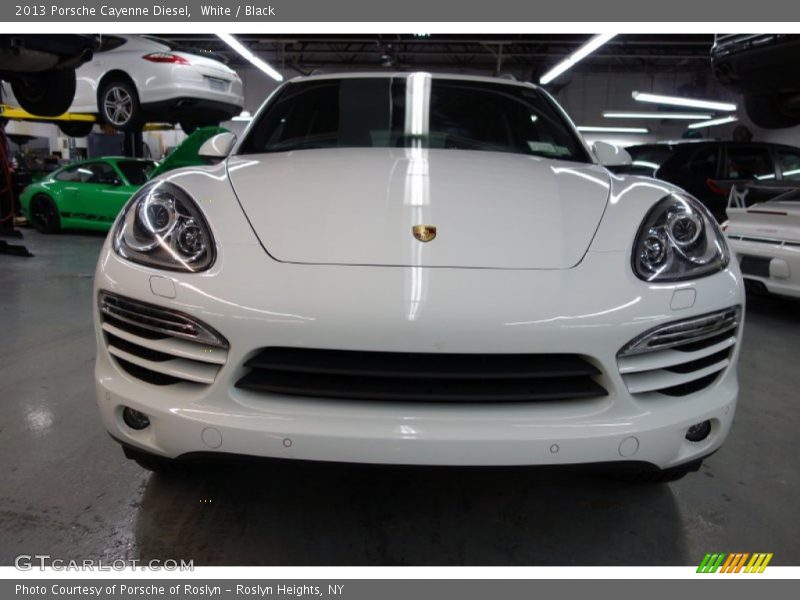 White / Black 2013 Porsche Cayenne Diesel