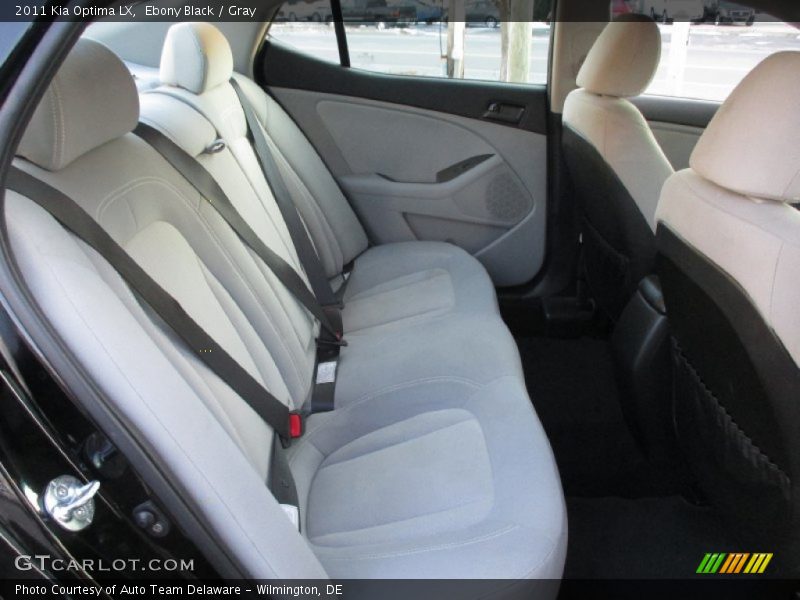 Ebony Black / Gray 2011 Kia Optima LX