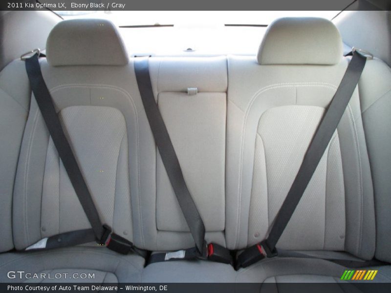 Ebony Black / Gray 2011 Kia Optima LX