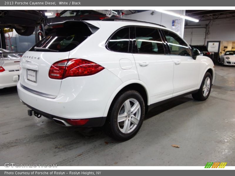 White / Black 2013 Porsche Cayenne Diesel