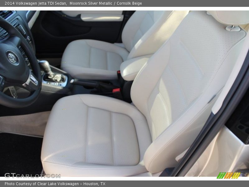 Moonrock Silver Metallic / Cornsilk Beige 2014 Volkswagen Jetta TDI Sedan
