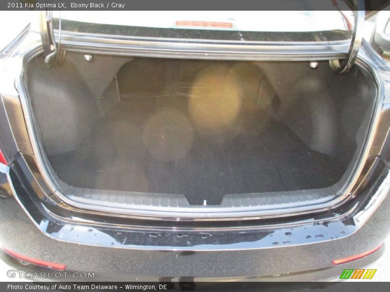 Ebony Black / Gray 2011 Kia Optima LX