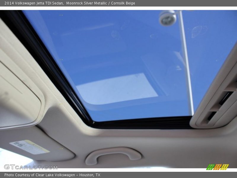 Moonrock Silver Metallic / Cornsilk Beige 2014 Volkswagen Jetta TDI Sedan