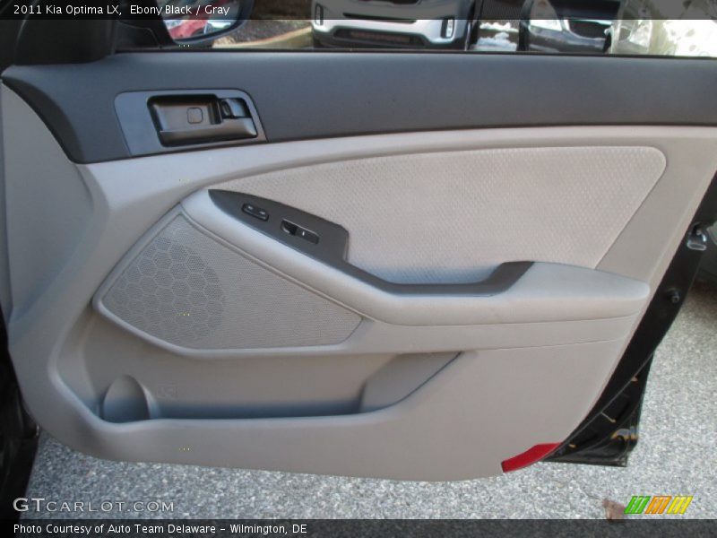 Ebony Black / Gray 2011 Kia Optima LX