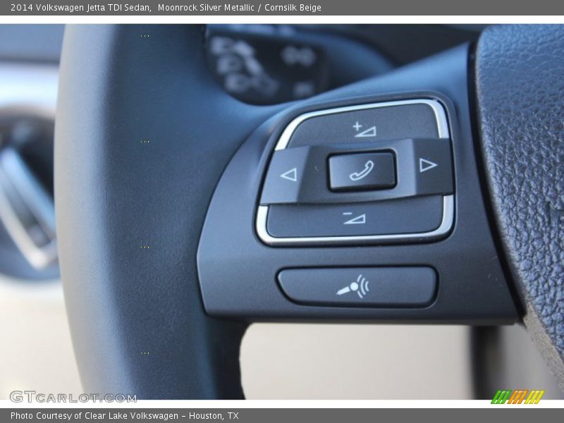 Moonrock Silver Metallic / Cornsilk Beige 2014 Volkswagen Jetta TDI Sedan