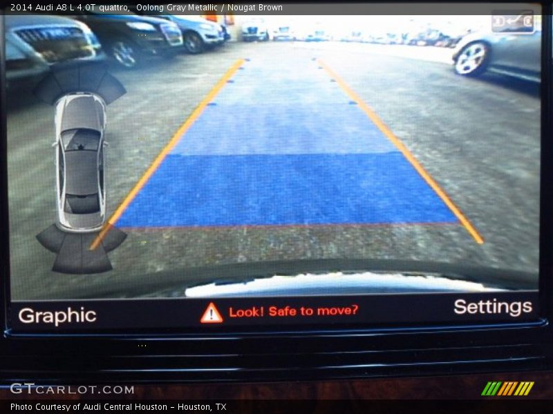 Oolong Gray Metallic / Nougat Brown 2014 Audi A8 L 4.0T quattro