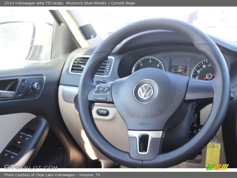 Moonrock Silver Metallic / Cornsilk Beige 2014 Volkswagen Jetta TDI Sedan