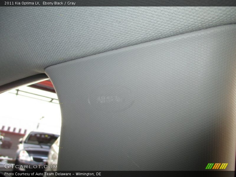 Ebony Black / Gray 2011 Kia Optima LX