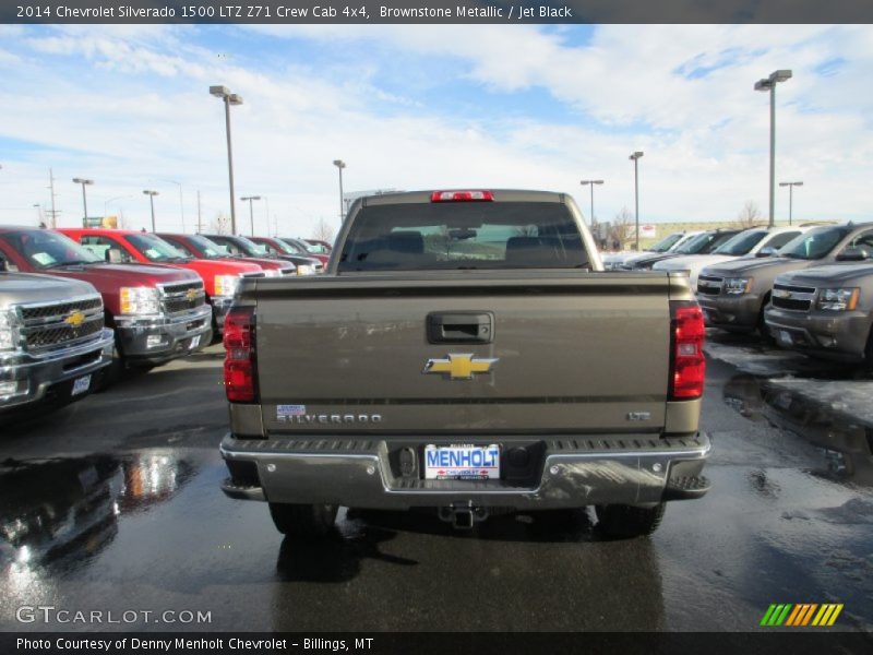 Brownstone Metallic / Jet Black 2014 Chevrolet Silverado 1500 LTZ Z71 Crew Cab 4x4