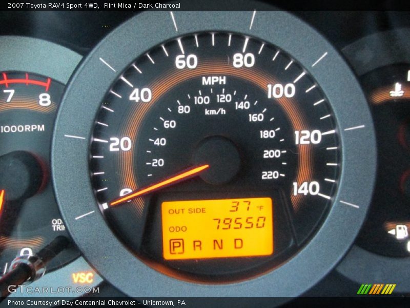 Flint Mica / Dark Charcoal 2007 Toyota RAV4 Sport 4WD