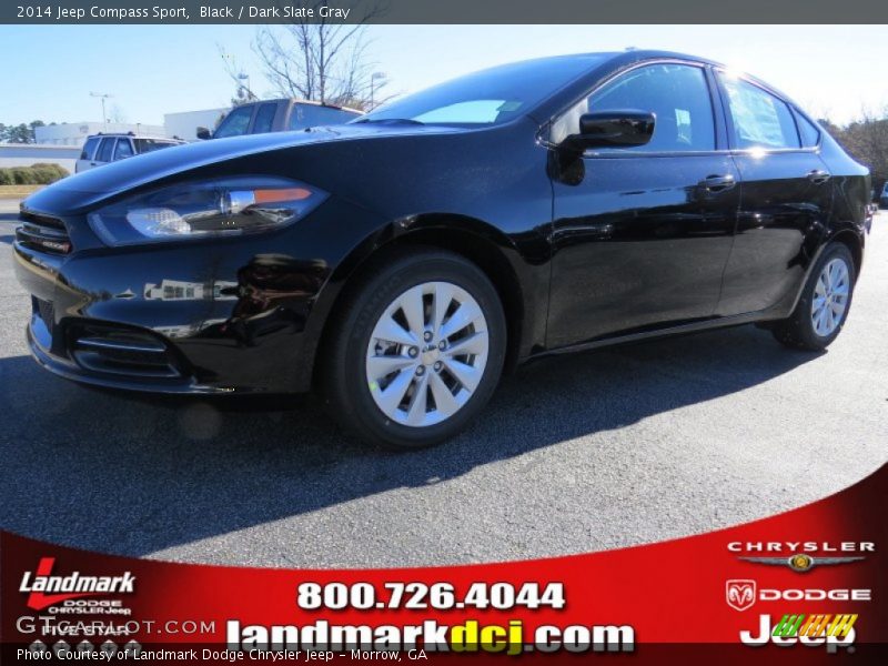 Black / Dark Slate Gray 2014 Jeep Compass Sport