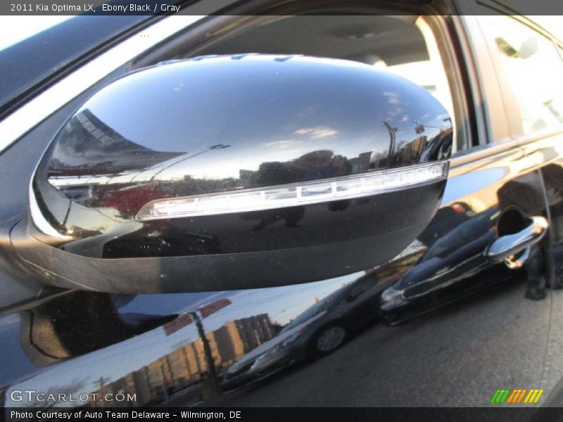 Ebony Black / Gray 2011 Kia Optima LX