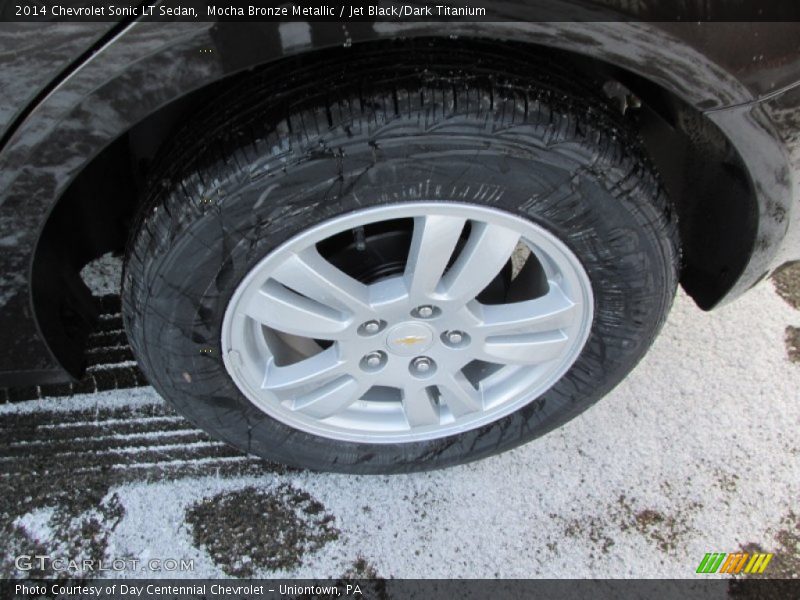 Mocha Bronze Metallic / Jet Black/Dark Titanium 2014 Chevrolet Sonic LT Sedan