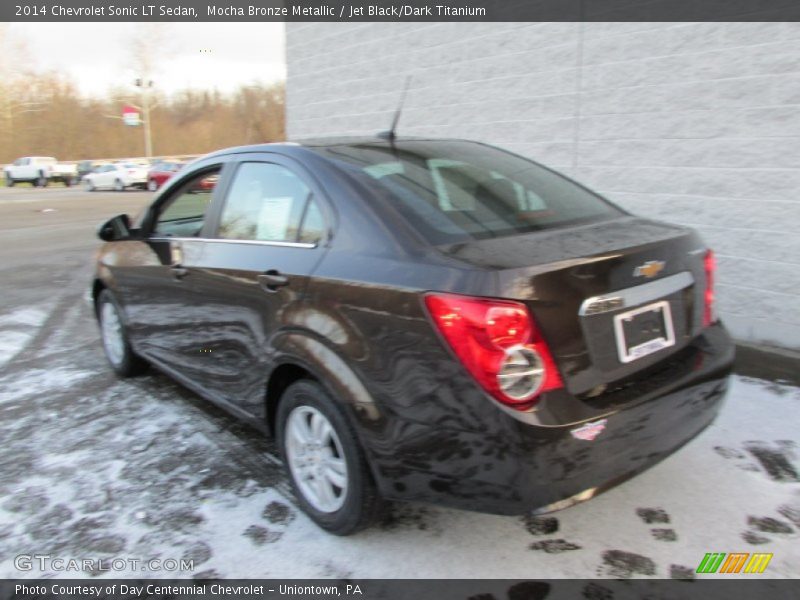 Mocha Bronze Metallic / Jet Black/Dark Titanium 2014 Chevrolet Sonic LT Sedan