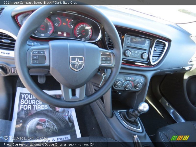 Black / Dark Slate Gray 2014 Jeep Compass Sport