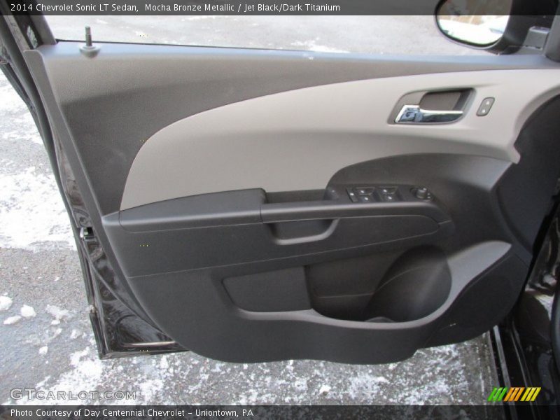 Mocha Bronze Metallic / Jet Black/Dark Titanium 2014 Chevrolet Sonic LT Sedan