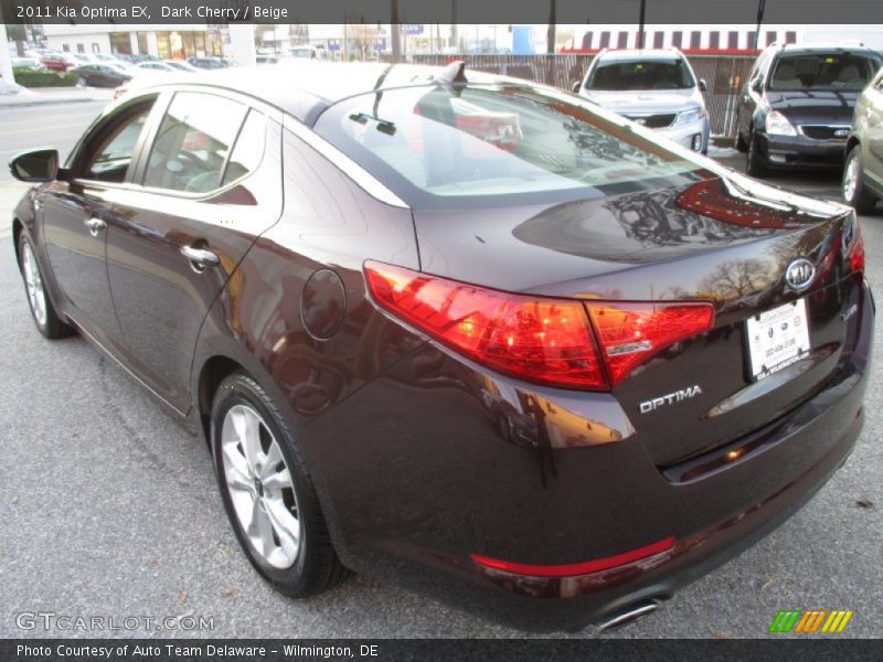 Dark Cherry / Beige 2011 Kia Optima EX