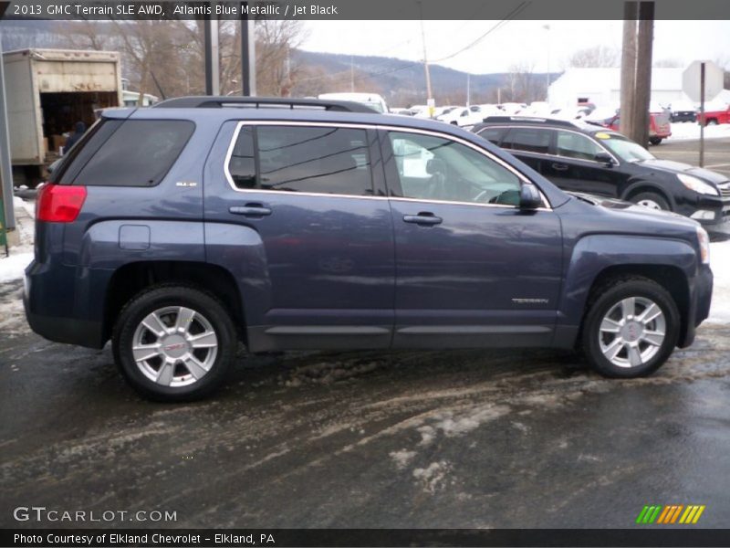 Atlantis Blue Metallic / Jet Black 2013 GMC Terrain SLE AWD