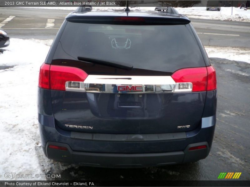 Atlantis Blue Metallic / Jet Black 2013 GMC Terrain SLE AWD