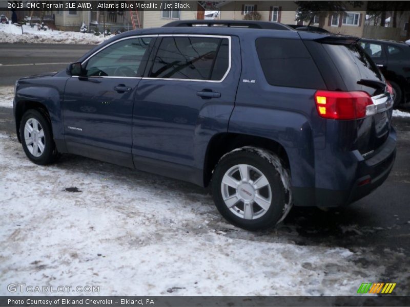 Atlantis Blue Metallic / Jet Black 2013 GMC Terrain SLE AWD