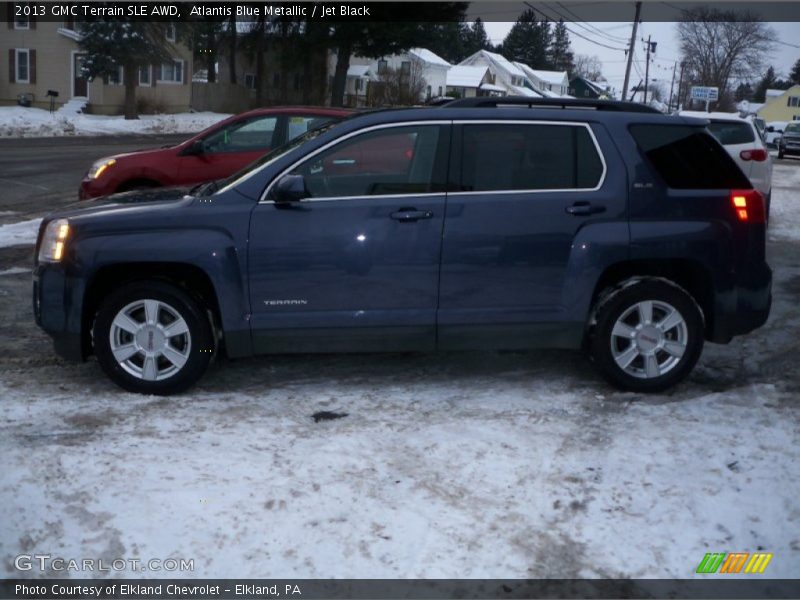 Atlantis Blue Metallic / Jet Black 2013 GMC Terrain SLE AWD