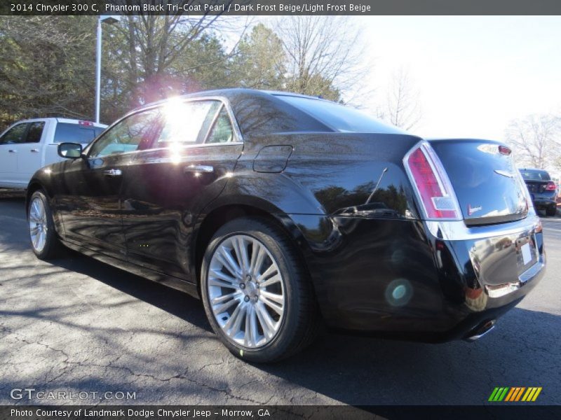 Phantom Black Tri-Coat Pearl / Dark Frost Beige/Light Frost Beige 2014 Chrysler 300 C