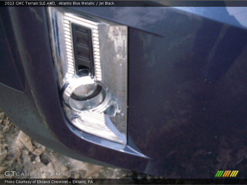 Atlantis Blue Metallic / Jet Black 2013 GMC Terrain SLE AWD