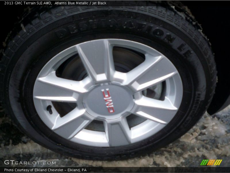 Atlantis Blue Metallic / Jet Black 2013 GMC Terrain SLE AWD