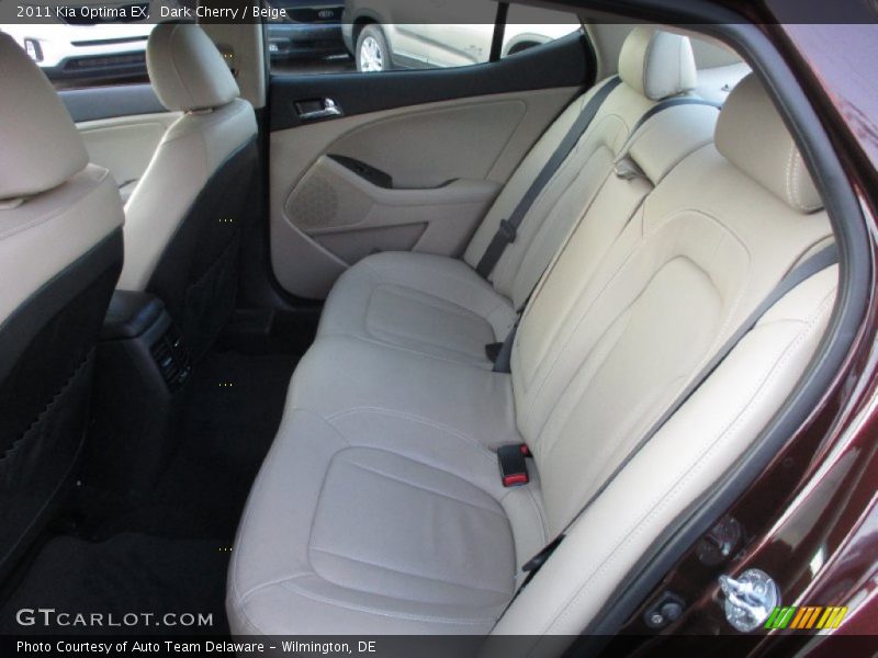 Dark Cherry / Beige 2011 Kia Optima EX