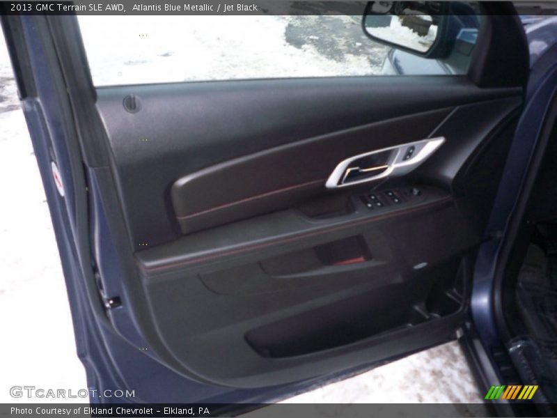 Atlantis Blue Metallic / Jet Black 2013 GMC Terrain SLE AWD