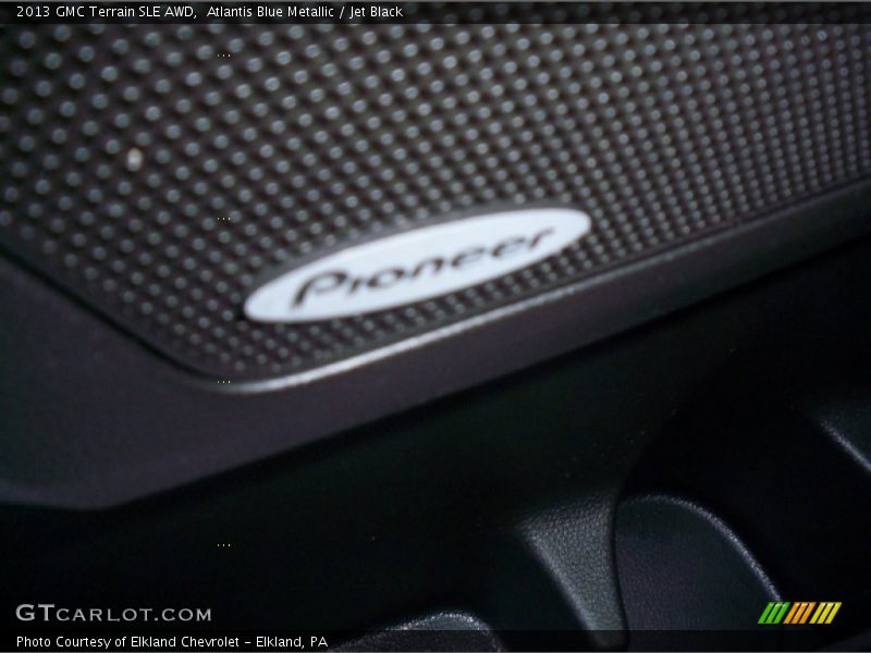Atlantis Blue Metallic / Jet Black 2013 GMC Terrain SLE AWD