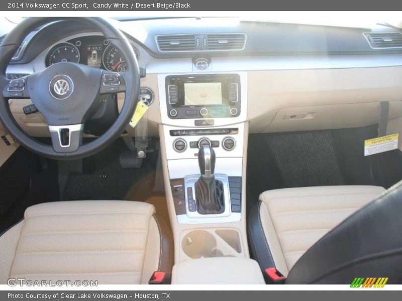 Candy White / Desert Beige/Black 2014 Volkswagen CC Sport