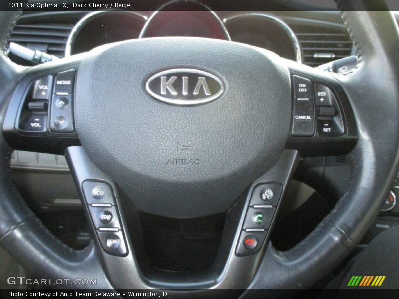 Dark Cherry / Beige 2011 Kia Optima EX