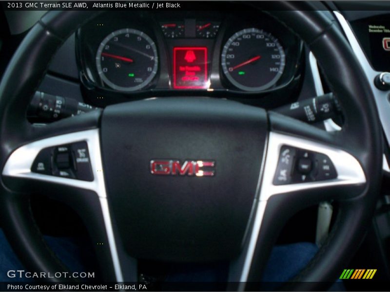 Atlantis Blue Metallic / Jet Black 2013 GMC Terrain SLE AWD