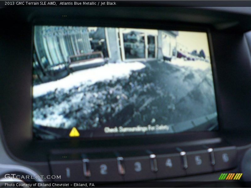 Atlantis Blue Metallic / Jet Black 2013 GMC Terrain SLE AWD