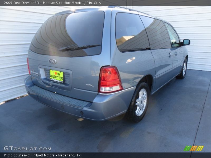 Medium Steel Blue Metallic / Flint Grey 2005 Ford Freestar SEL