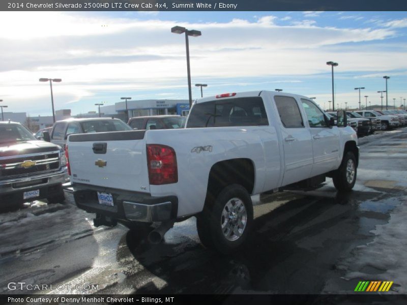 Summit White / Ebony 2014 Chevrolet Silverado 2500HD LTZ Crew Cab 4x4