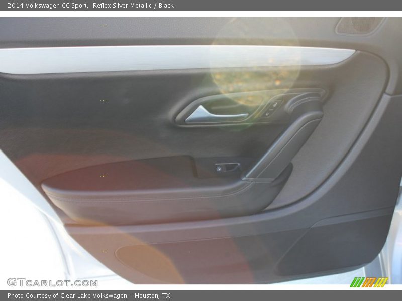 Reflex Silver Metallic / Black 2014 Volkswagen CC Sport