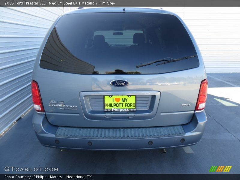Medium Steel Blue Metallic / Flint Grey 2005 Ford Freestar SEL