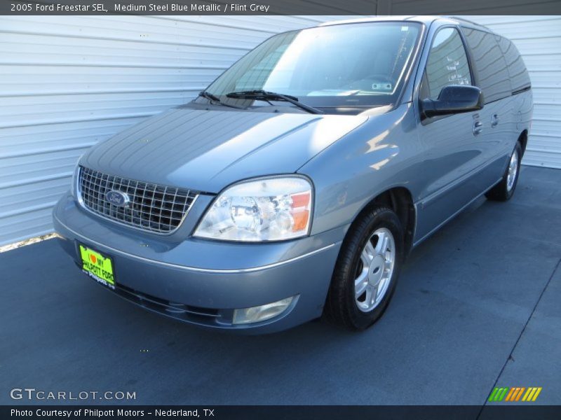 Medium Steel Blue Metallic / Flint Grey 2005 Ford Freestar SEL