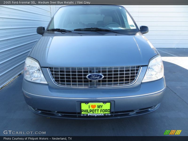 Medium Steel Blue Metallic / Flint Grey 2005 Ford Freestar SEL