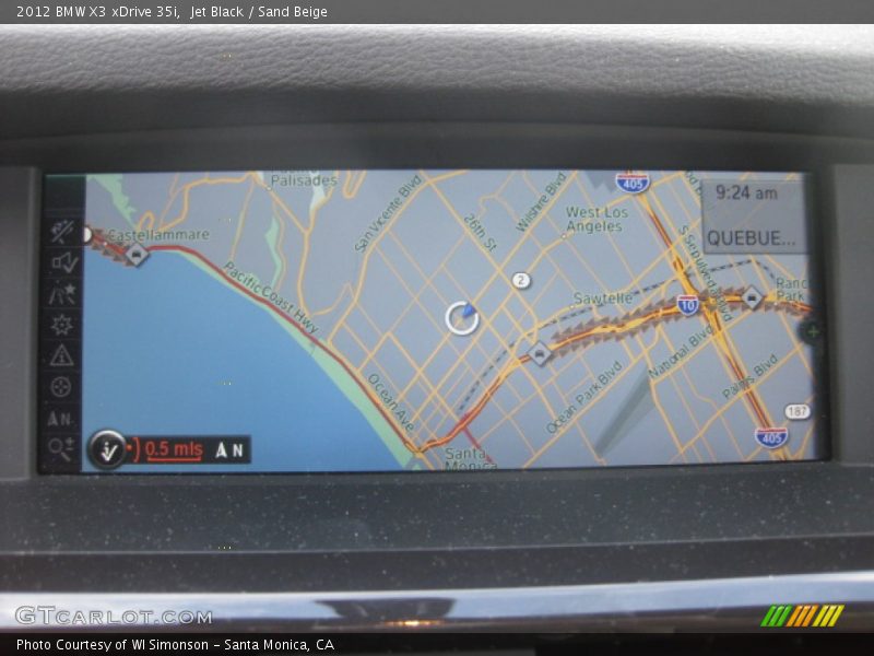 Jet Black / Sand Beige 2012 BMW X3 xDrive 35i