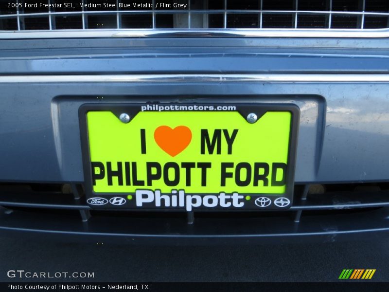 Medium Steel Blue Metallic / Flint Grey 2005 Ford Freestar SEL