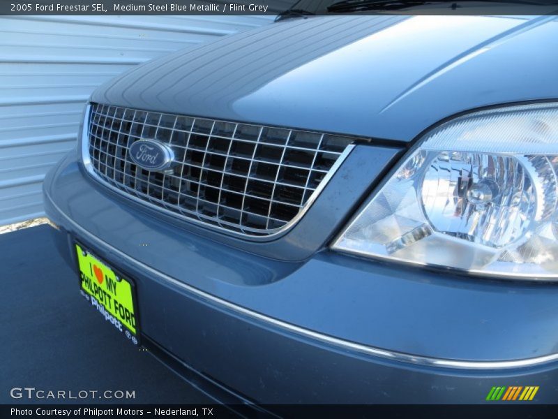 Medium Steel Blue Metallic / Flint Grey 2005 Ford Freestar SEL