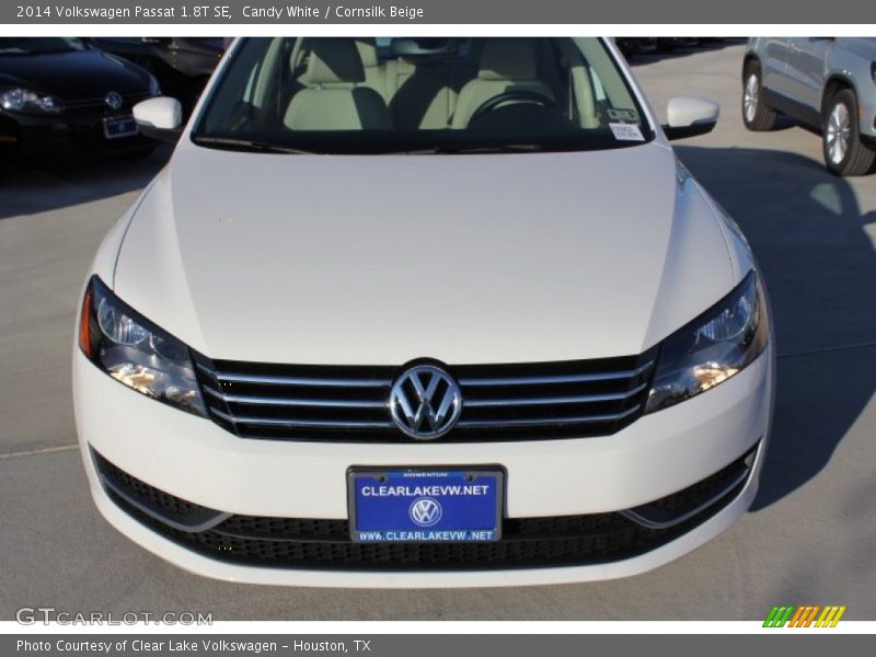 Candy White / Cornsilk Beige 2014 Volkswagen Passat 1.8T SE