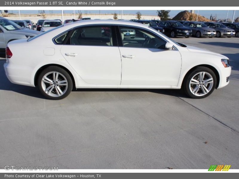 Candy White / Cornsilk Beige 2014 Volkswagen Passat 1.8T SE