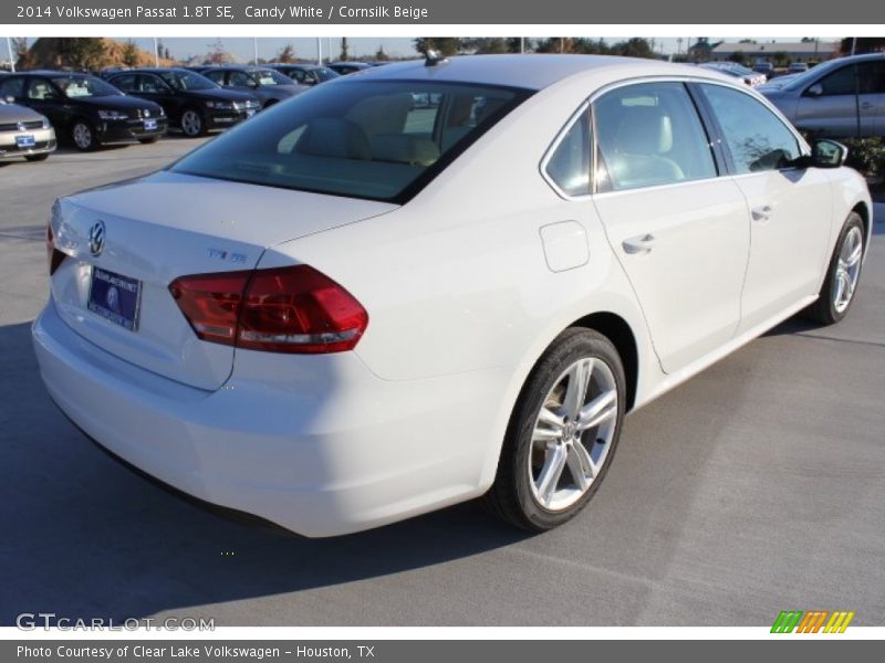Candy White / Cornsilk Beige 2014 Volkswagen Passat 1.8T SE