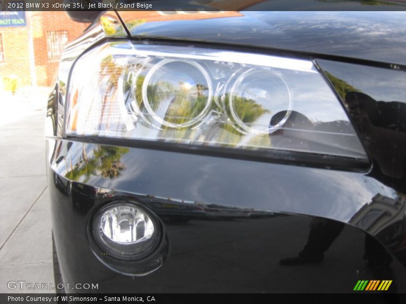 Jet Black / Sand Beige 2012 BMW X3 xDrive 35i